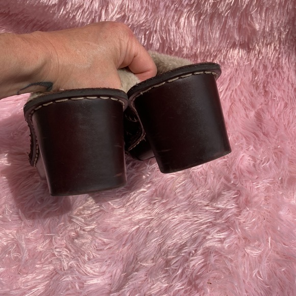 Bare Traps Declare partially lined wedge suede clogs size 8 - Picture 8 of 9